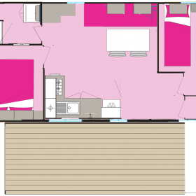 camping-mobil-home-bretagne-2-fleurs-4-personnes-plan camping-mobil-home-bretagne-2-fleurs-4-personnes-plan