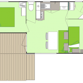 camping-mobil-home-bretagne-3-fleurs-5-personnes-plan camping-mobil-home-bretagne-3-fleurs-5-personnes-plan