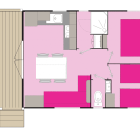 camping-mobil-home-bretagne-4-fleurs-4-personnes-plan camping-mobil-home-bretagne-4-fleurs-4-personnes-plan