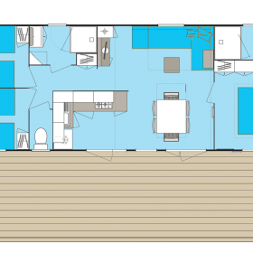 camping-mobil-home-bretagne-4-fleurs-40m2-2-sdb-6-personnes-plan