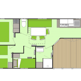 camping-mobil-home-bretagne-4-fleurs-5-6-personnes-plan camping-mobil-home-bretagne-4-fleurs-5-6-personnes-plan