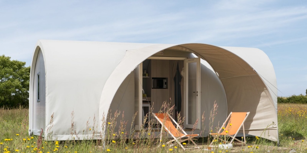 Wohnzelte camping - Möbliertes Zelt für 2 bis 4 Personen in der